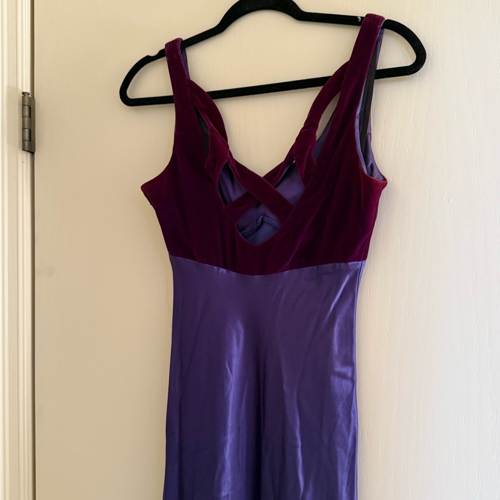 Vintage Zum Zum Plum & Burgandy Gown!